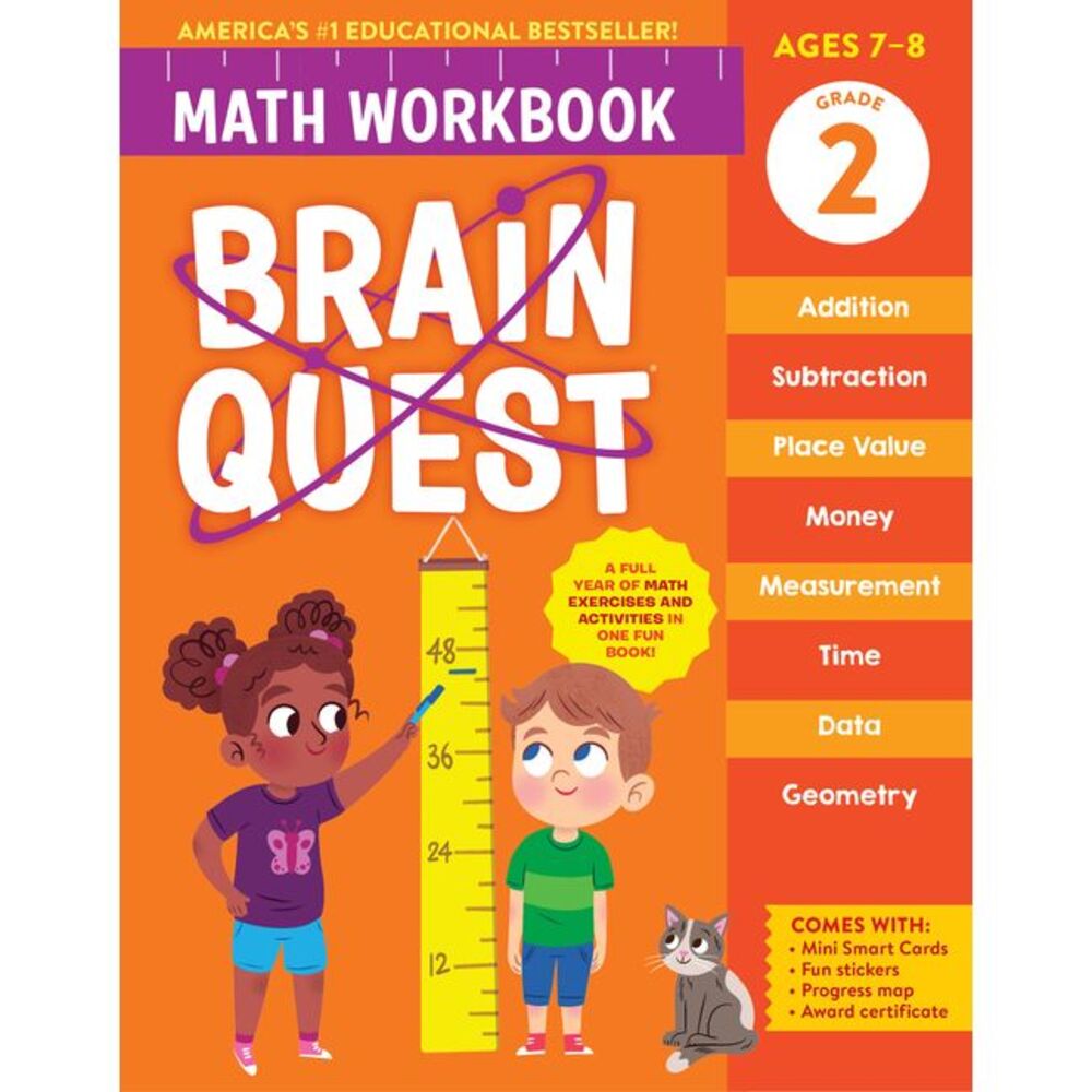 Brain Quest Math Workbook: 2nd Grade -- Workman Publishing